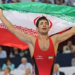 Iranian Greco-Roman wrestler Omid Haji-Norouzi
