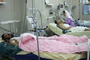 IRAN-MOSQUE-BLAST-WOUNDED