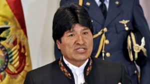 Bolivian President Evo Morales