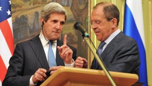 John Kerry and Sergei Lavrov