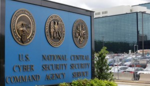 A sign stands outside the National Security Administration (NSA) campus in Fort Meade, Md., Thursday, June 6, 2013.