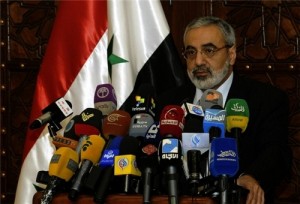 Syrian Minister of Information Omran al-Zoubi
