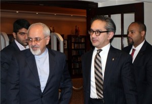 Zarif and indonesean counterpart