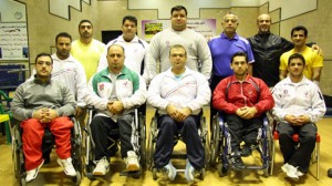 Iranian physicallychallenged weightlifters