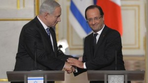 netanyahu and hollande