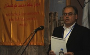 ABDOLLAH ASHTARI MANAGING DIRECTOR OF MOUNTAIN ENVIRONMENT PROTECTION SOCIETY