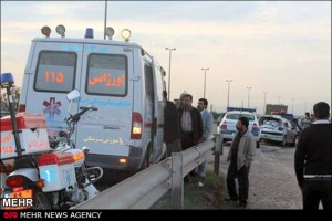 accident in qom
