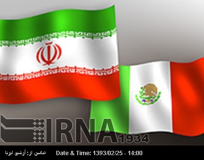 iran-mexic flags