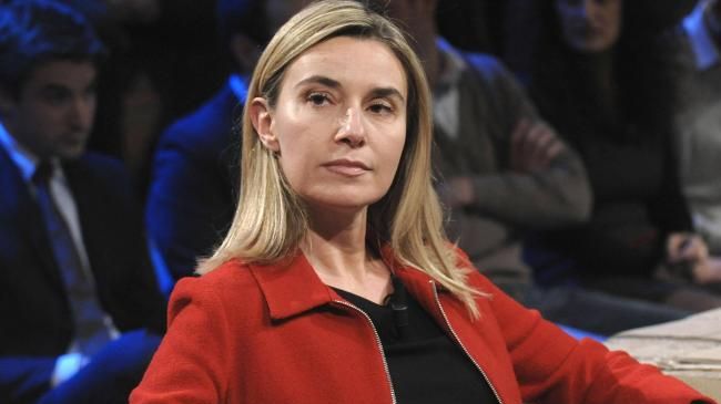 European Union High Representative for Foreign Affairs and Security Policy Federica Mogherini