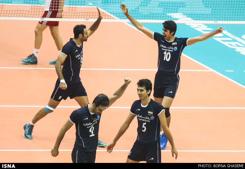Iran's volleyball team