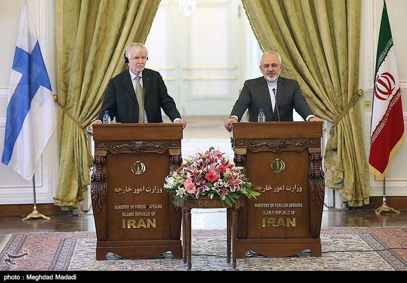Zarif & Finnish counterpart1
