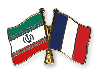Iran-France FLAGS