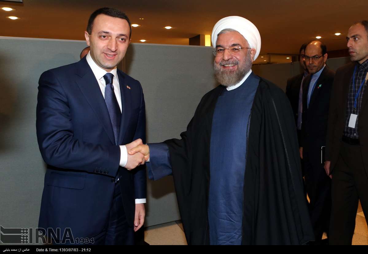 Rouhani & Irakli Garibashvili
