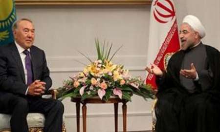 Rouhani & Nursultan Nazarbayev2