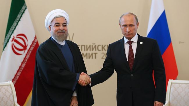 Rouhani & Putin in Caspian Sea Summit