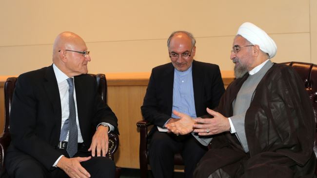 Rouhani & Tammam Salam in New York