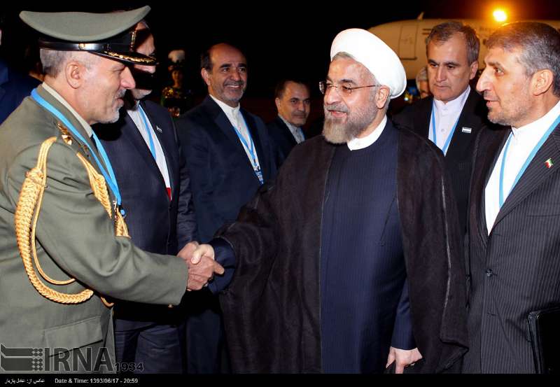 Rouhani in Kazakhstan