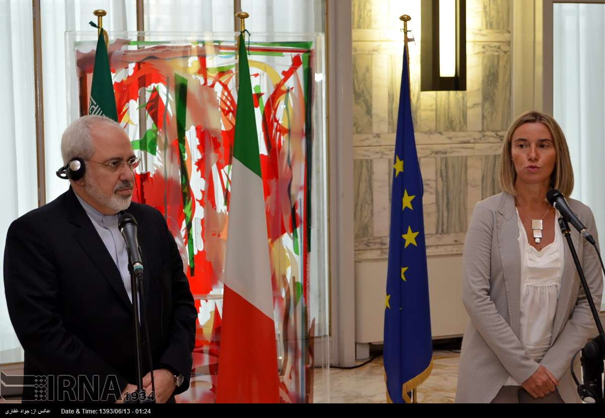 Zarif & Italy's foreign minister