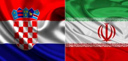 Iran-Croatia flags