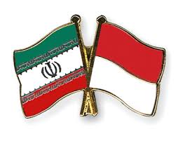 Iran-Indonesia flags