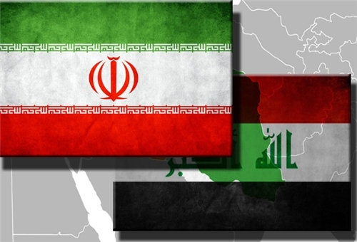 Iran-Iraq flags