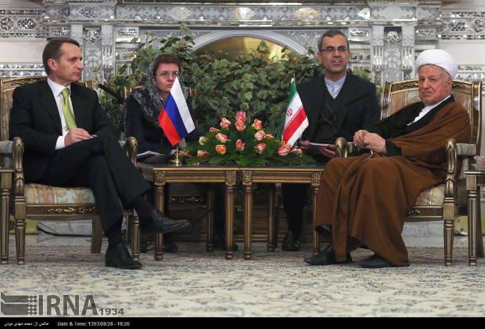 rafsanjani and naryshkin