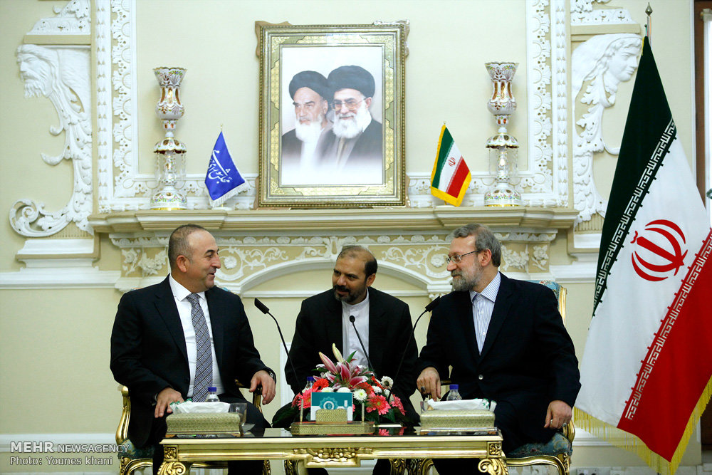 larijani and cavusoglo