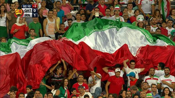 Iran-Qatar football match