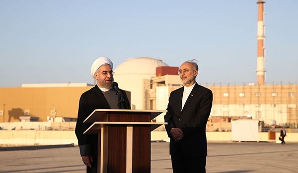 Rouhani in Bushehr nuclear power plant
