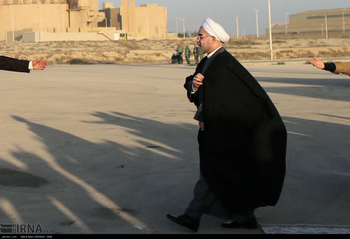 Rouhani in Bushehr