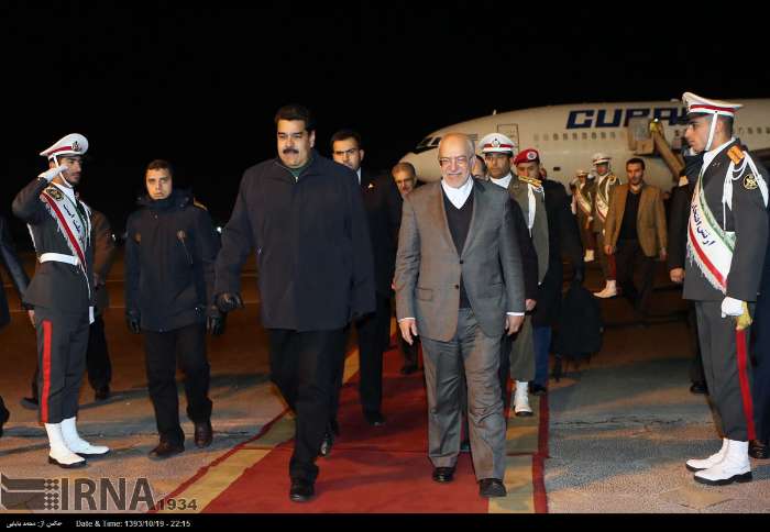Venezuelan President arrives in Tehran