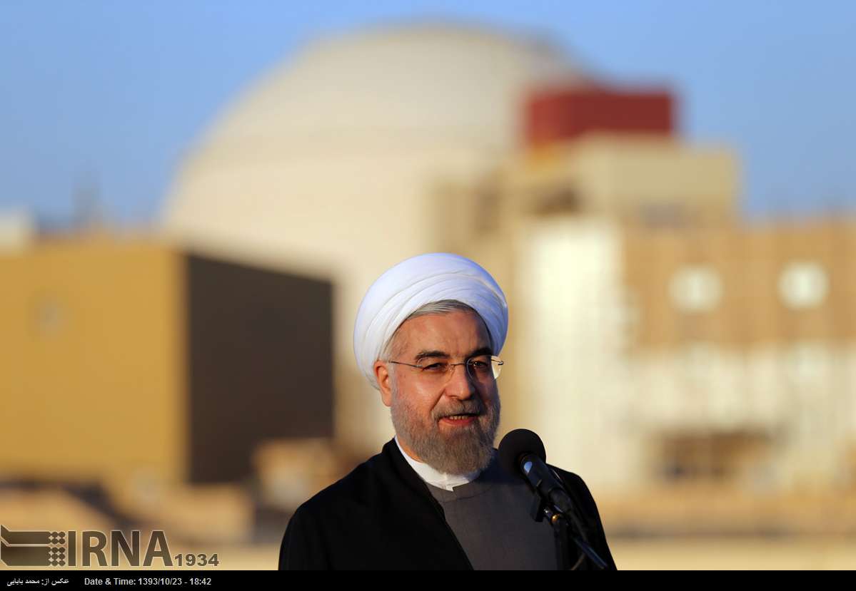 rouhani in bushehr