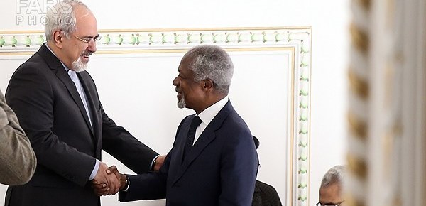 Zarif & Kofi Annan