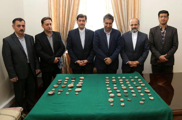73 pieces of antiquity belonging to the Sassanid era have been returned from the US to the Islamic Republic of Iran.